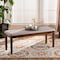 Baxton Studio Teresa Transitional Grey Upholstered and Walnut Wood Dining Bench 170-10917 - alternate 5